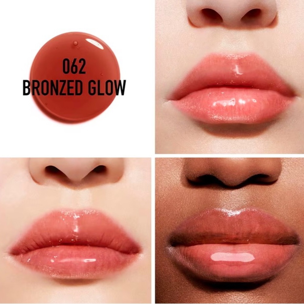 Dior Addict Lip Glow Oil | #062 Bronzed Glow - New | Radiant Bronze